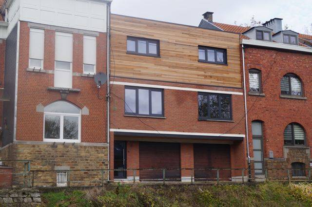 Extension en hauteur d'une maison unifamiliale mitoyenne, région de Verviers